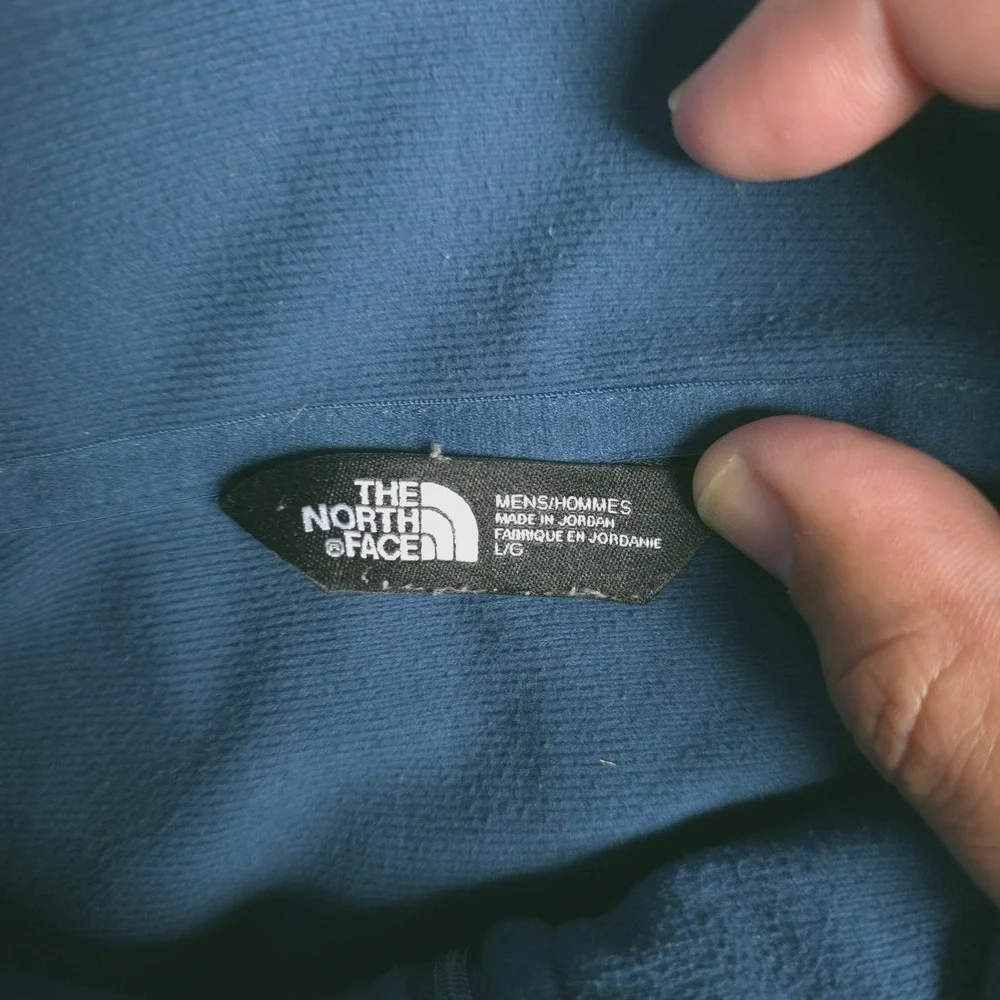 The North Face‎ Pullover Mens L Blue NDC Logo Long Sleeve 1/4 Zip